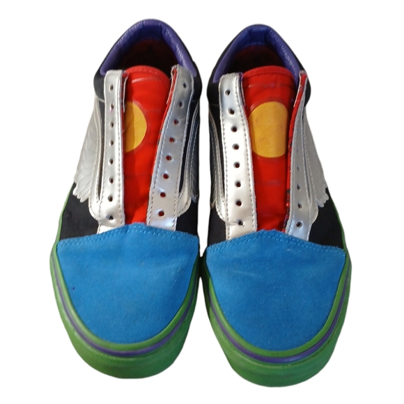 Vans x Marvel Avengers Captain America Sneakers Women's Tennis Shoes size 9 - Picture 2 of 12